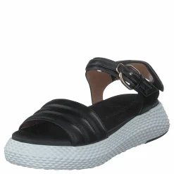 Emporio Armani Sandalo Pelle A083 Black Svart Hot