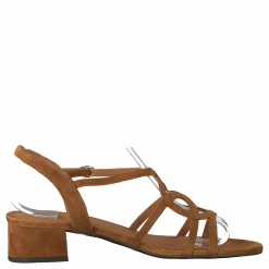 Billi Bi Sandals Cognac Suede Brun Clearance