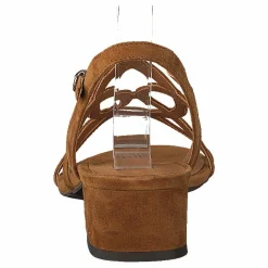 Billi Bi Sandals Cognac Suede Brun Clearance
