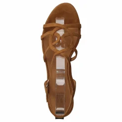 Billi Bi Sandals Cognac Suede Brun Clearance