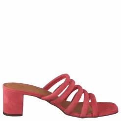 Billi Bi Sandals Dark Pink Suede Röd och Rosa Hot