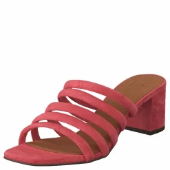 Billi Bi Sandals Dark Pink Suede Röd och Rosa Hot