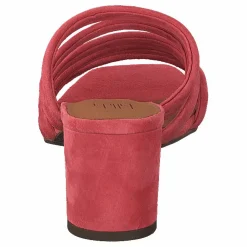 Billi Bi Sandals Dark Pink Suede Röd och Rosa Hot