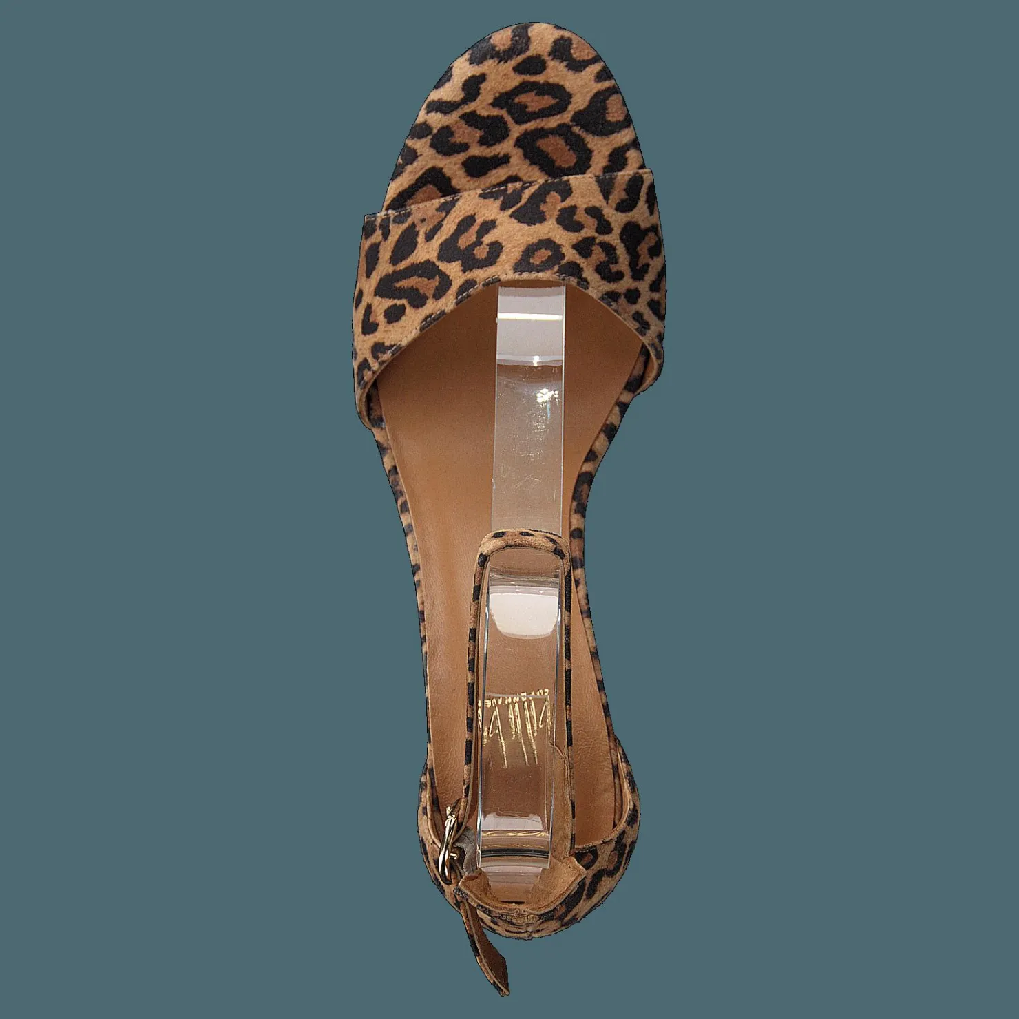 Billi Bi Sandals Leopardo Suede Brun Clearance