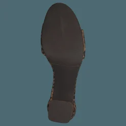Billi Bi Sandals Leopardo Suede Brun Clearance