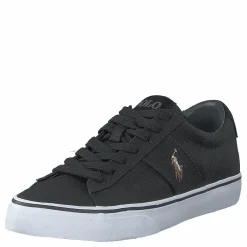 Polo Ralph Lauren Sayer Canvas Sneaker Black Svart Best