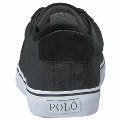 Polo Ralph Lauren Sayer Canvas Sneaker Black Svart Best