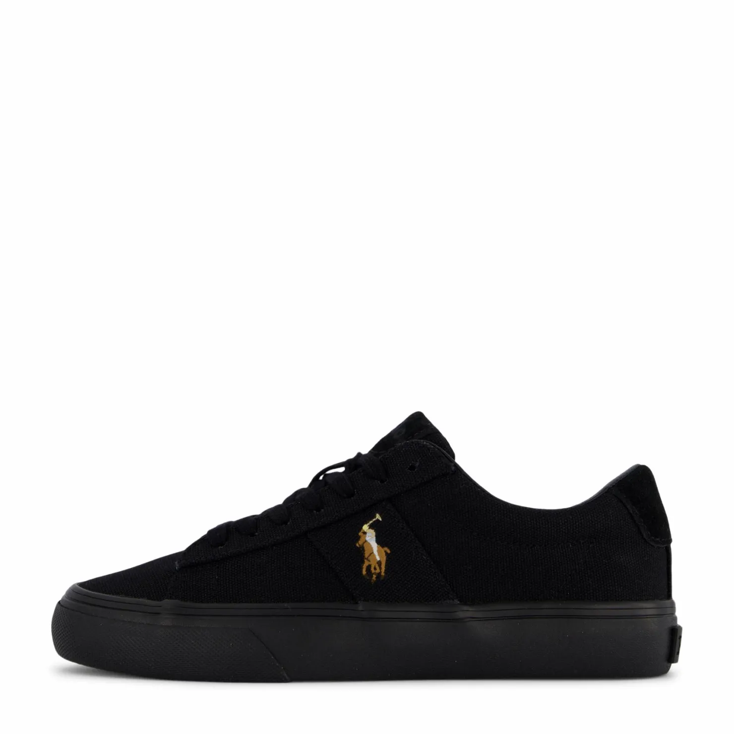 Polo Ralph Lauren Sayer Canvas Sneaker Black / Black Svart Sale