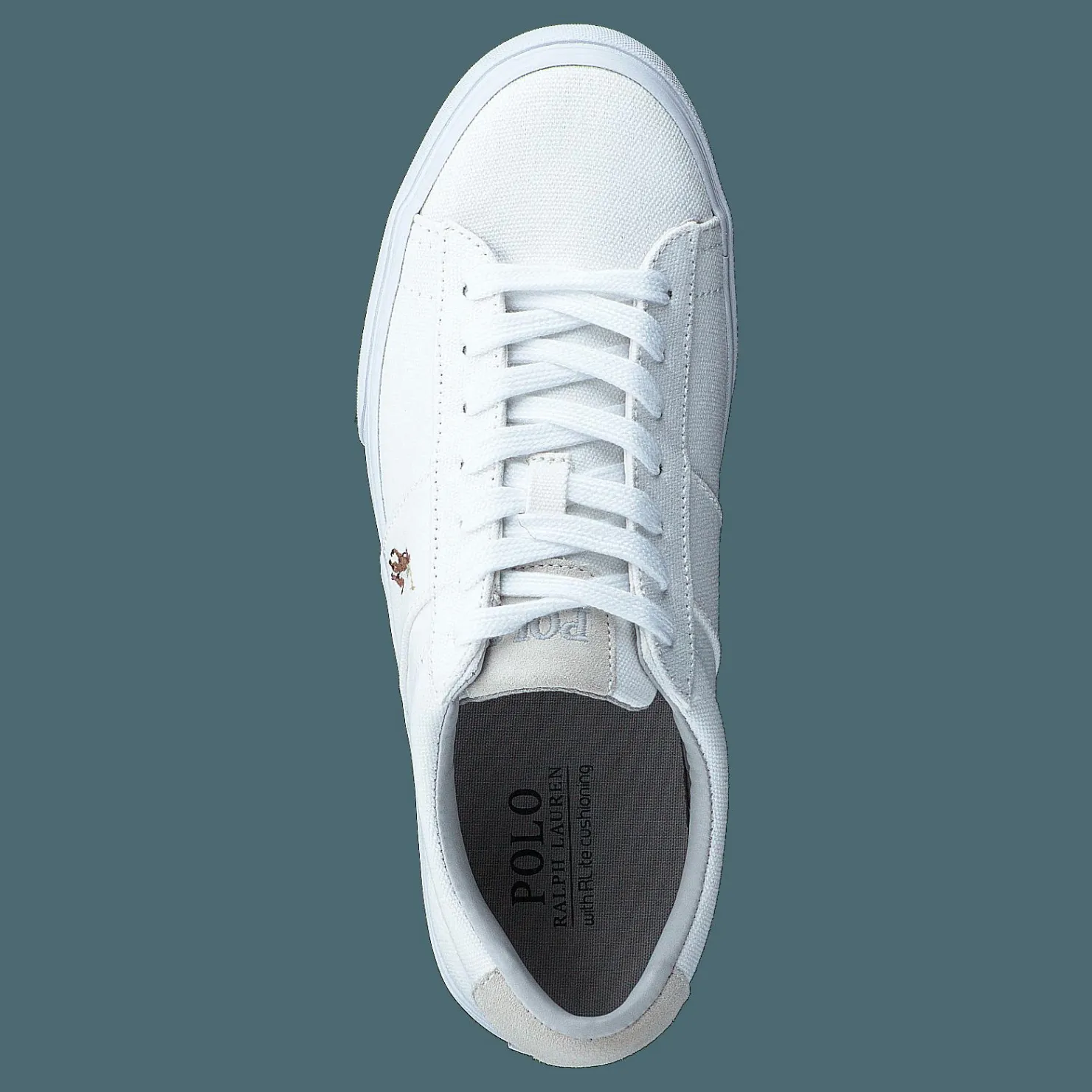 Polo Ralph Lauren Sayer Canvas Sneaker White Vit Online