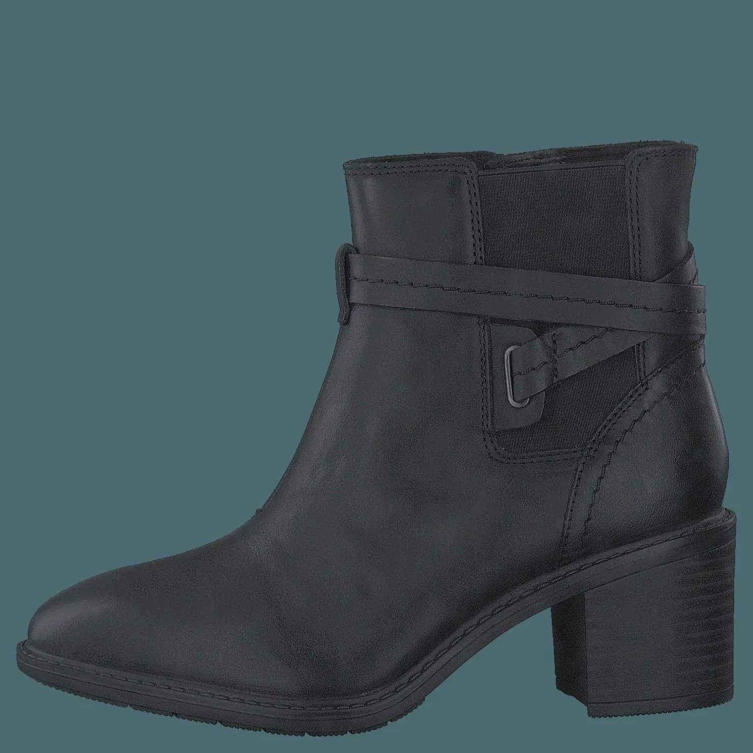 Clarks Scene Star Black Leather Svart Clearance