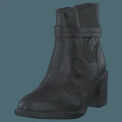 Clarks Scene Star Black Leather Svart Clearance