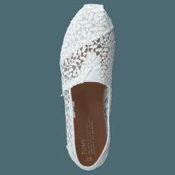 Toms Seasonal Classics White Lace Leaves Vit Online