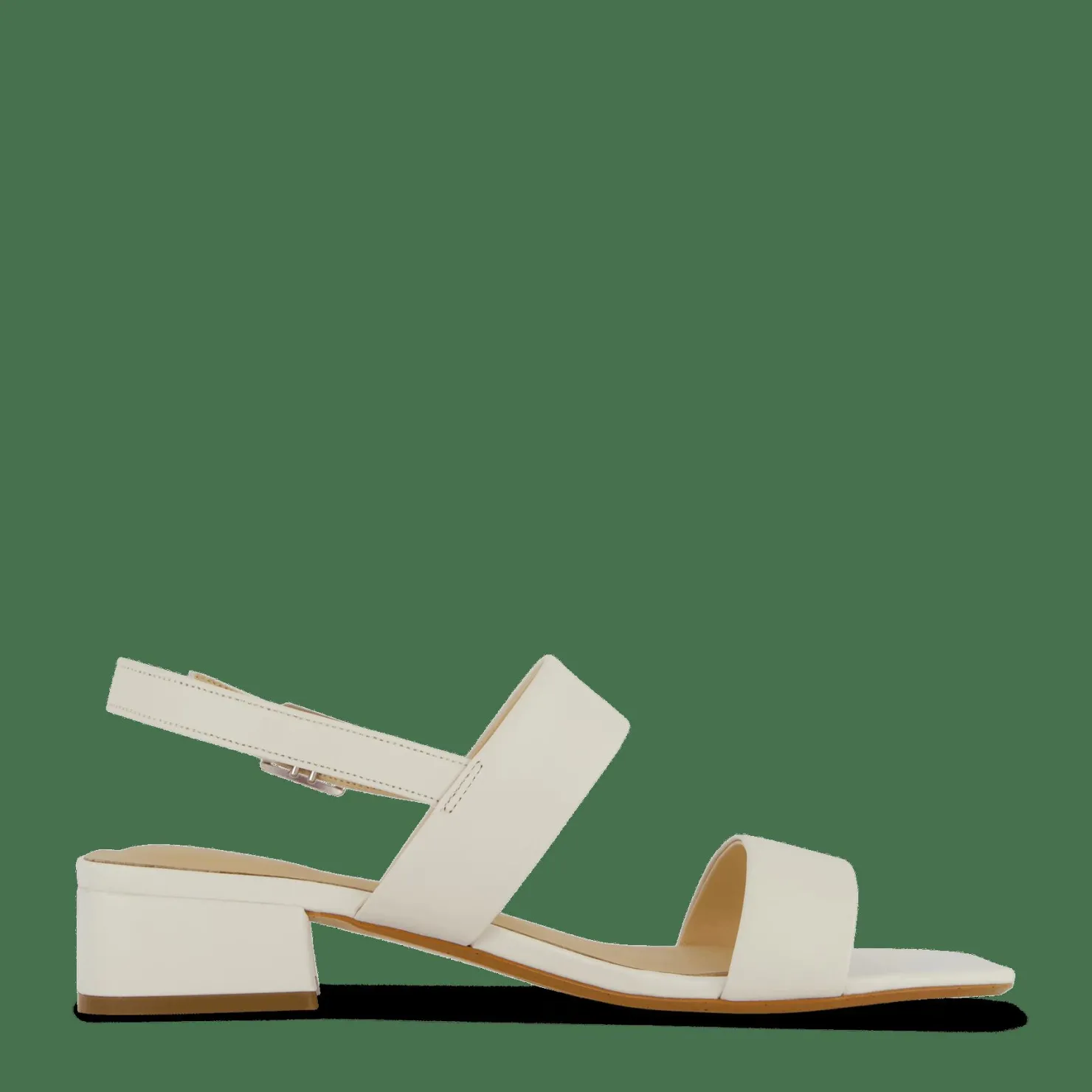 Clarks Seren25 Strap White Leather Vit Sale