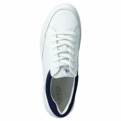 Lauren Ralph Lauren Sft Sprt Clf/suede-hailey-sk-l Snow White/french Navy Vit Hot