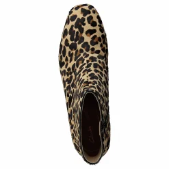 Clarks Sheer Flora Leopard Print Brun Hot