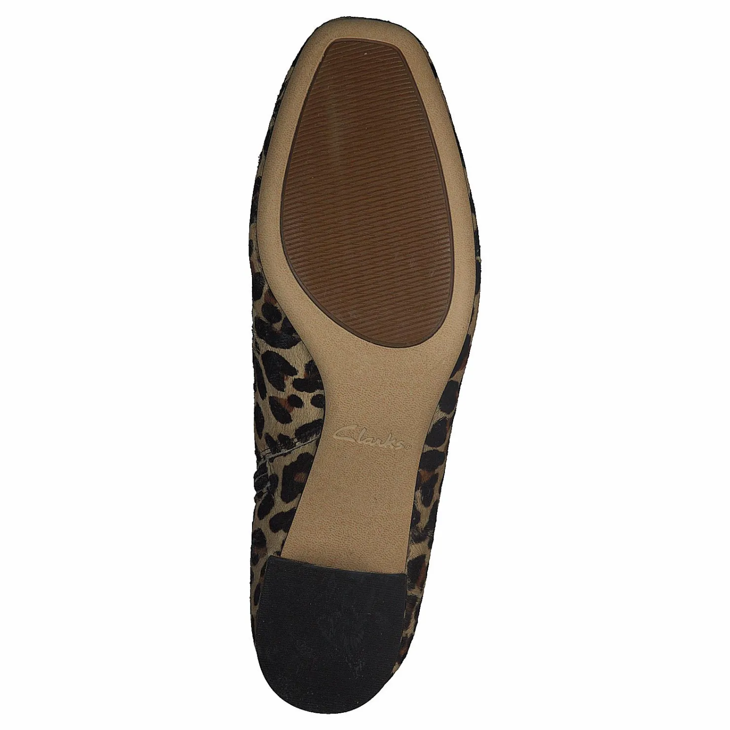 Clarks Sheer Flora Leopard Print Brun Hot