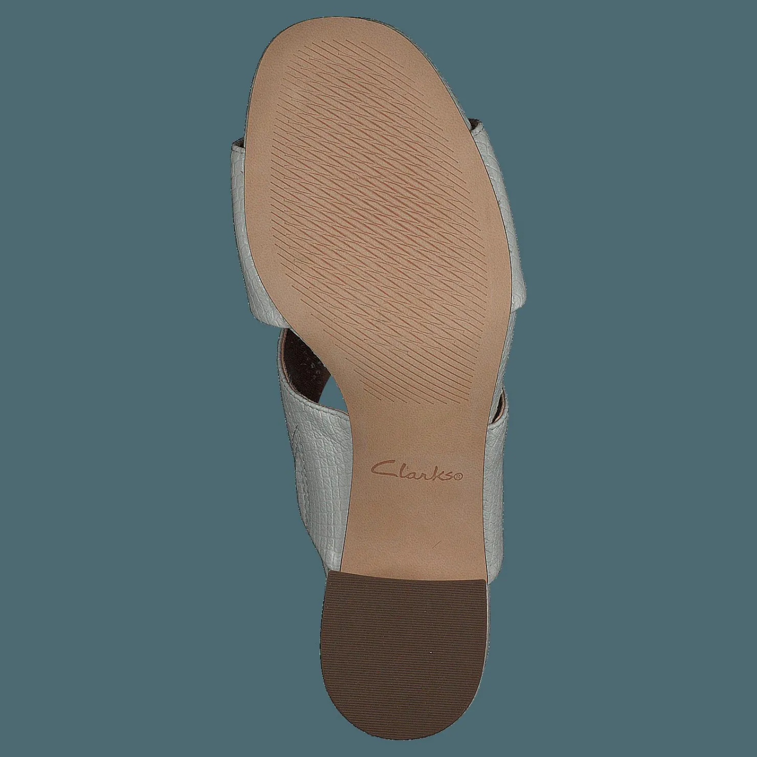 Clarks Sheer55 Sling White Snake Vit Discount