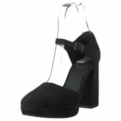 Clarks Sheer100 Strap Black Suede Svart Hot