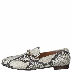 Billi Bi Shoes Off White 940 Snake Brun och Grå Discount