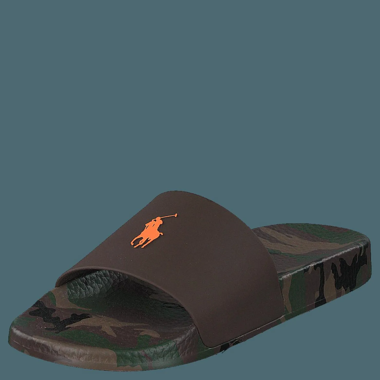 Polo Ralph Lauren Signature Pony Camo Slide Surplus Camo Brun Hot