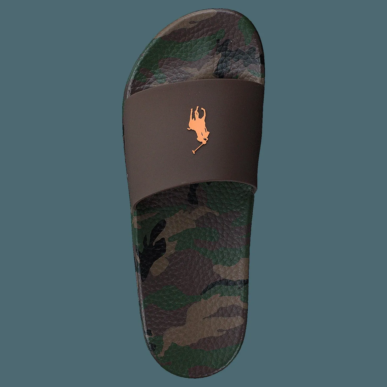 Polo Ralph Lauren Signature Pony Camo Slide Surplus Camo Brun Hot