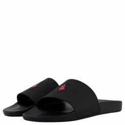 Polo Ralph Lauren Signature Pony Slide Black / Red PP Svart Online