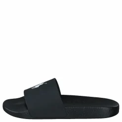 Polo Ralph Lauren Signature Pony Slide Black / White PP Svart Clearance