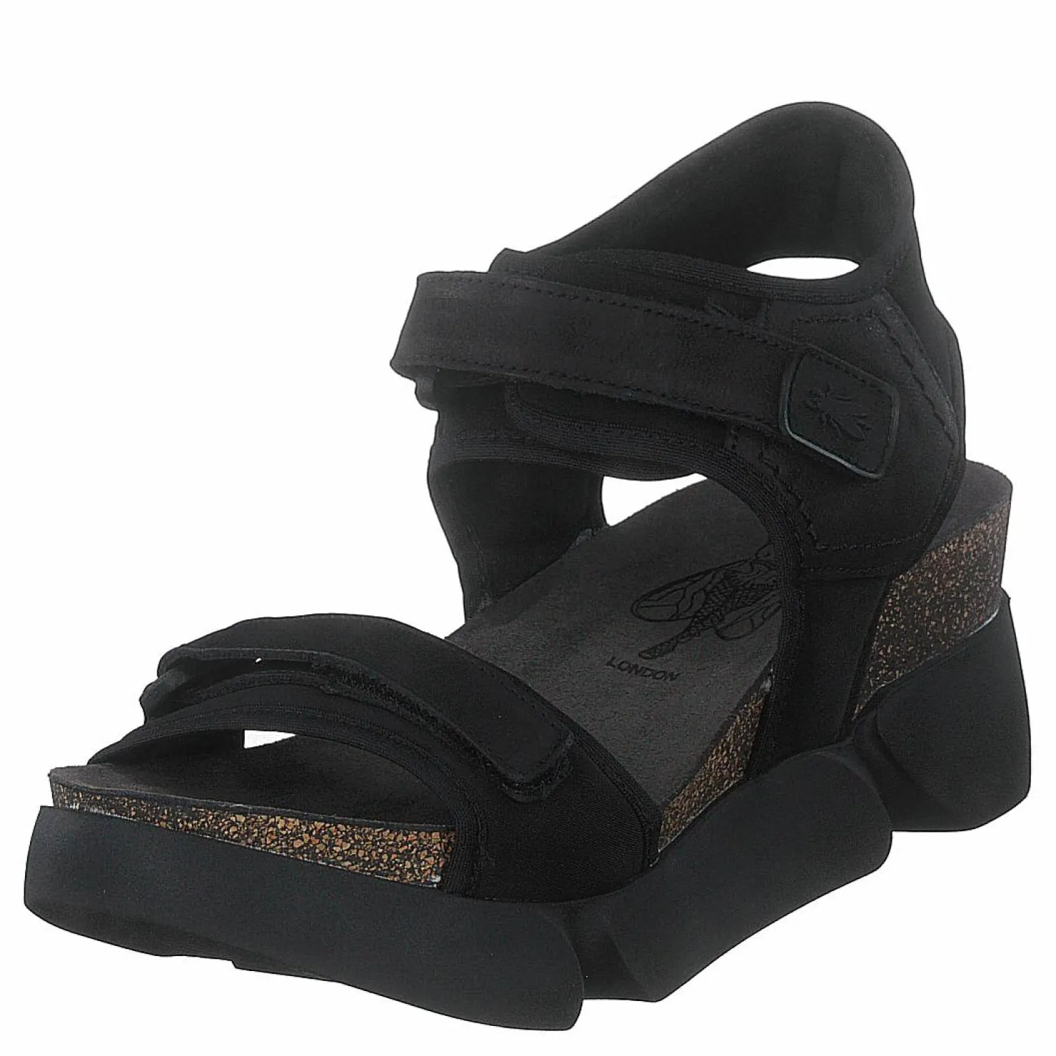 Fly London Sigo727fly Stretch/copido-black Svart Discount