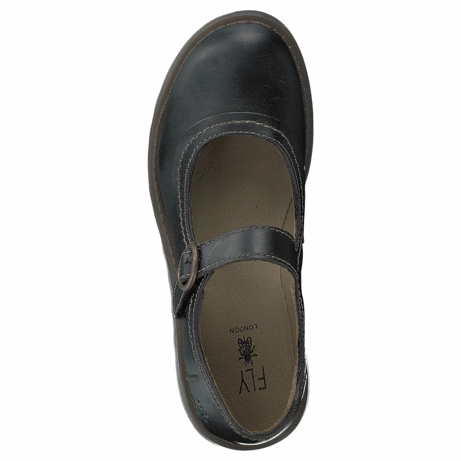 Fly London Siko K Pull Up - Black Grå Sale