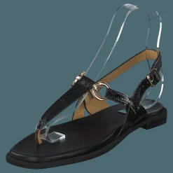 A Pair Simpel String Sandal Black Svart Hot