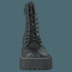 Steve Madden Skylar Black Leather Svart Outlet