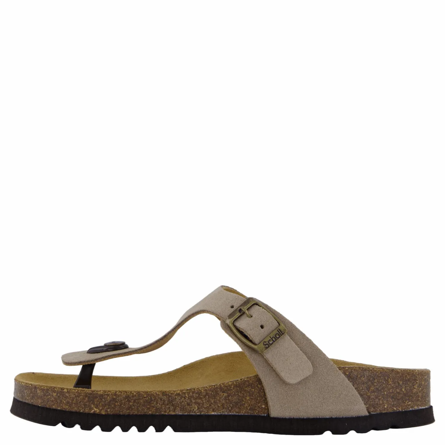 Scholl Iconic Sl Nicole Suede Dark Beige Brun Clearance