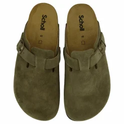 Scholl Iconic Sl Olivier Suede Khaki Beige Discount