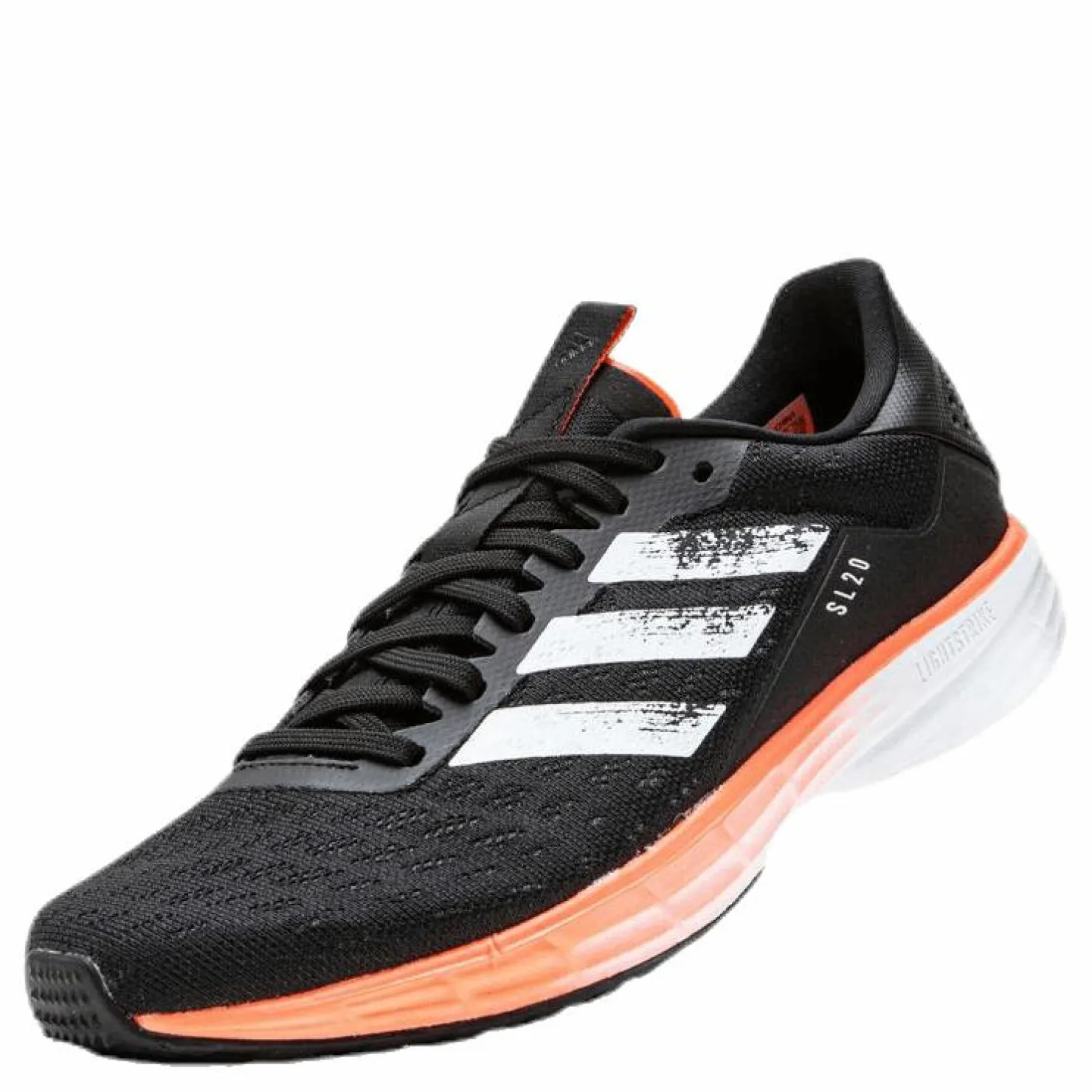 adidas SL20 Shoes Core Black / Cloud White / Signal Coral Svart Online