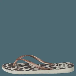 Havaianas Slim Animal Beige/rose/dark 9919 Brun och Beige Discount