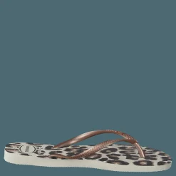 Havaianas Slim Animal Beige/rose/dark 9919 Brun och Beige Discount