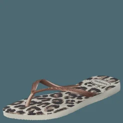 Havaianas Slim Animal Beige/rose/dark 9919 Brun och Beige Discount