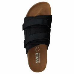 Svea Slip In Sandal Black Brun och Svart Online