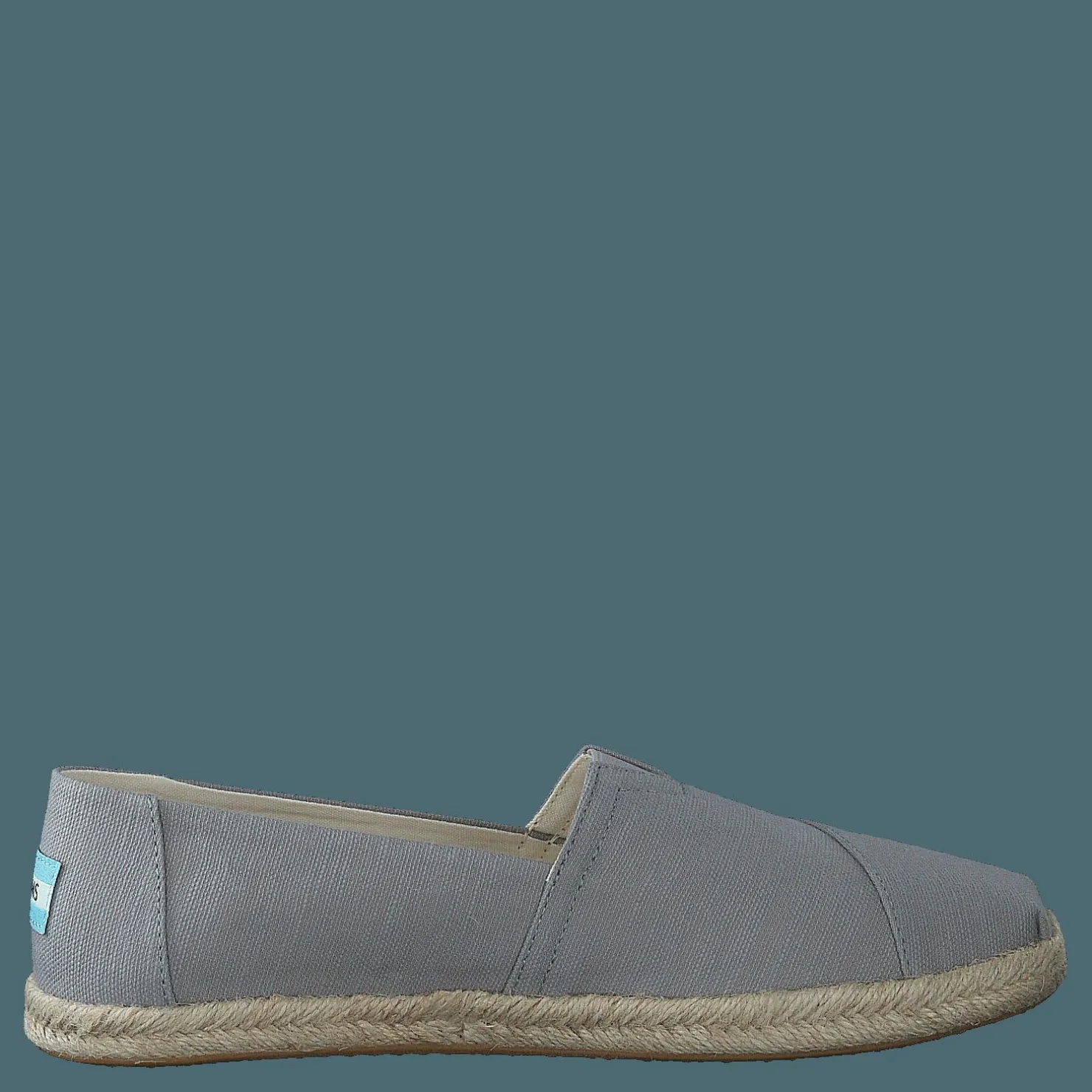 Toms Slubby Woven Rope Alprg Drizzle Grey Grå Best