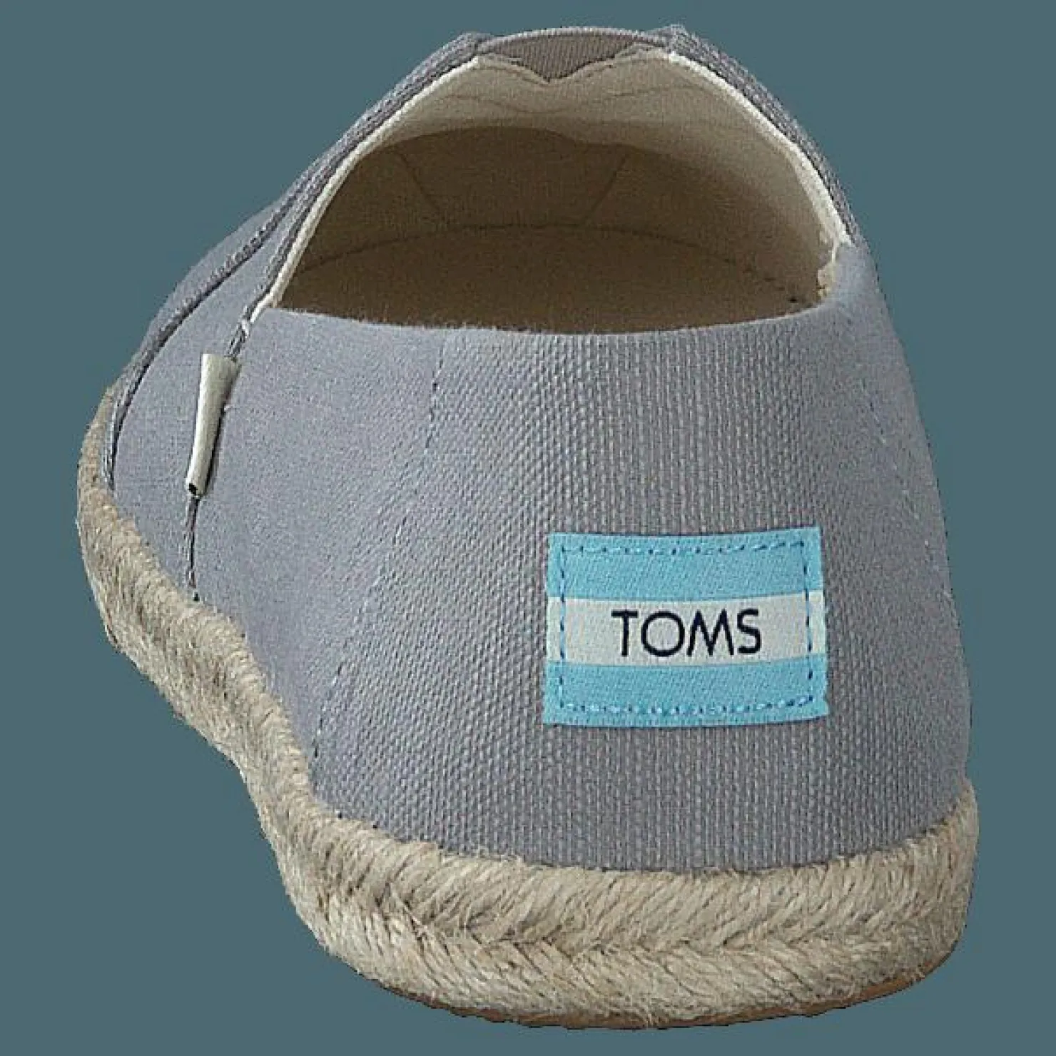 Toms Slubby Woven Rope Alprg Drizzle Grey Grå Best