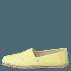 Toms Slubby Woven Rope Sole Banana Yellow Gul Online