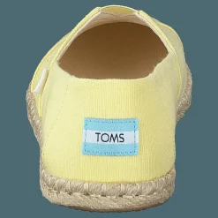Toms Slubby Woven Rope Sole Banana Yellow Gul Online