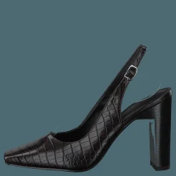 NA-KD Snake Squared Pumps Brown Reptile Grå och Brun Discount