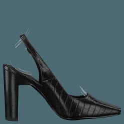NA-KD Snake Squared Pumps Brown Reptile Grå och Brun Discount