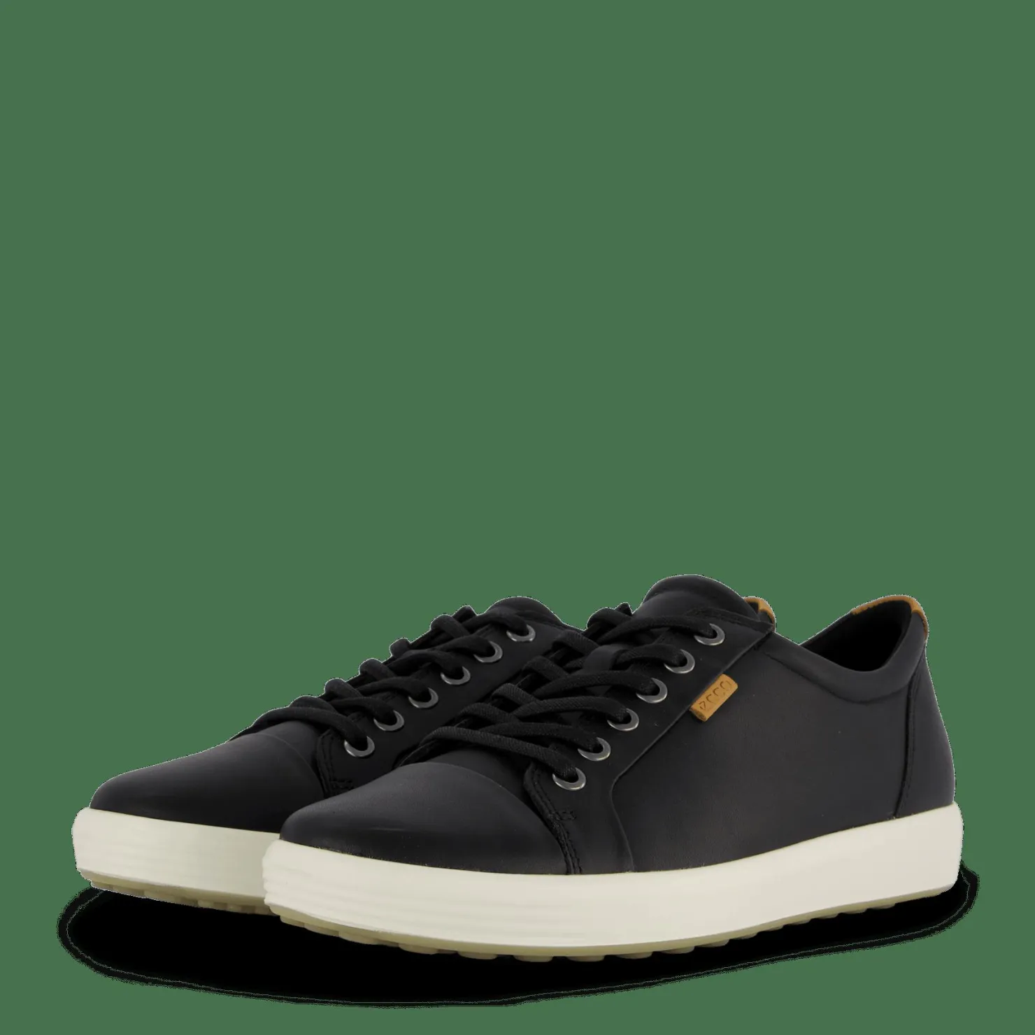 ECCO Soft 7 Ladies Low Black Svart Hot