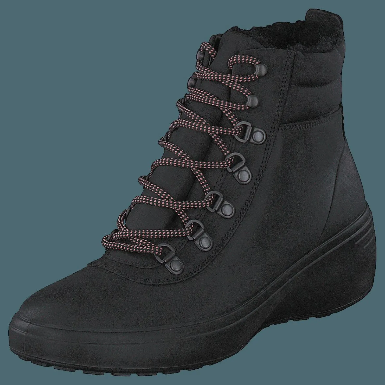 ECCO Soft 7 Wedge Tred Black Svart New