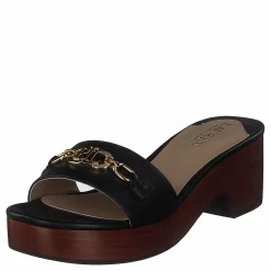 Lauren Ralph Lauren Soft Nappa-roxanne-sn-fsa Black Brun New