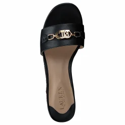 Lauren Ralph Lauren Soft Nappa-roxanne-sn-fsa Black Brun New