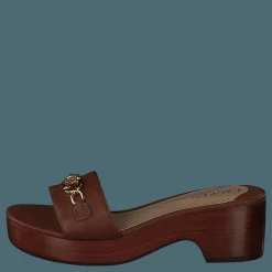 Lauren Ralph Lauren Soft Nappa-roxanne-sn-fsa Deep Saddle Tan Brun Hot
