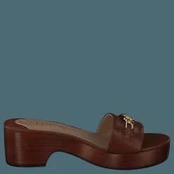 Lauren Ralph Lauren Soft Nappa-roxanne-sn-fsa Deep Saddle Tan Brun Hot